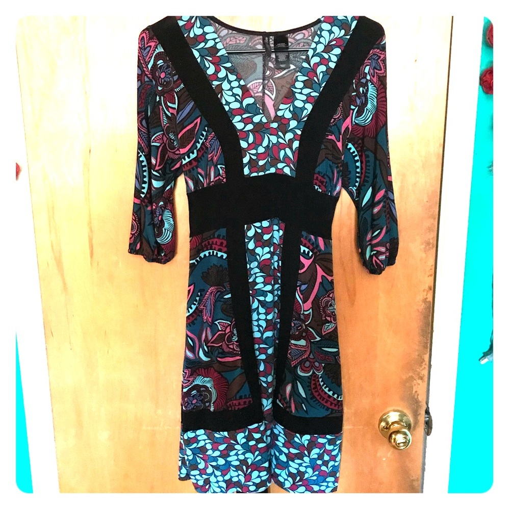 Bisou Bisou Floral Print Dress